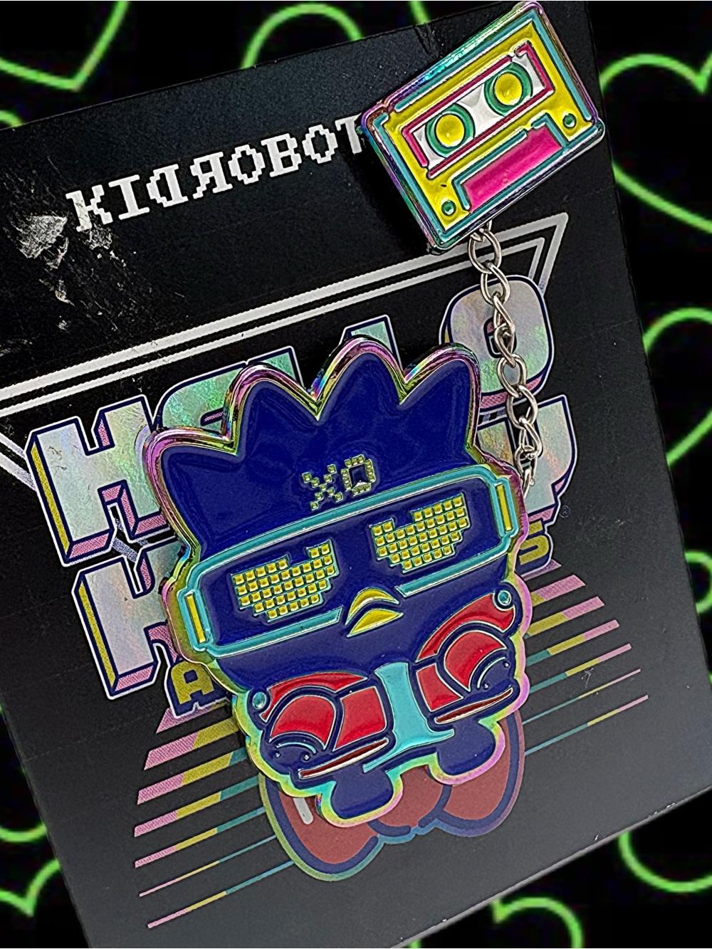Kidrobot Batdz-Maru Pixel Hello Kitty Brooch Pin